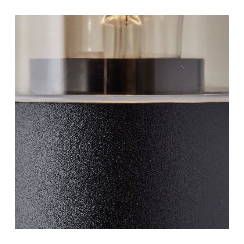 Brilliant - Sergioro Applique Extérieure Avec Detecteur, Noir Depoli, E27 20w , Ampoule Non Incluse - Imagen 6