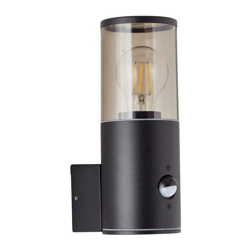 Brilliant - Sergioro Applique Extérieure Avec Detecteur, Noir Depoli, E27 20w , Ampoule Non Incluse - Imagen 4