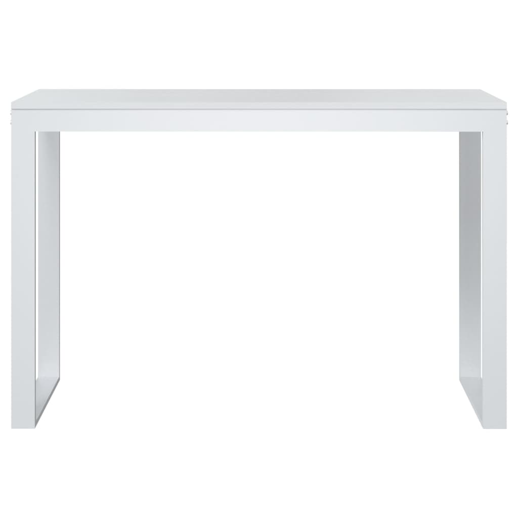 Vidaxl - Bureau d'ordinateur Blanc 110x60x73 cm Aggloméré - vidaXL - Imagen 3