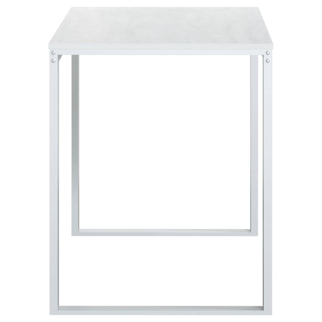 Vidaxl - Bureau d'ordinateur Blanc 110x60x73 cm Aggloméré - vidaXL - Imagen 4