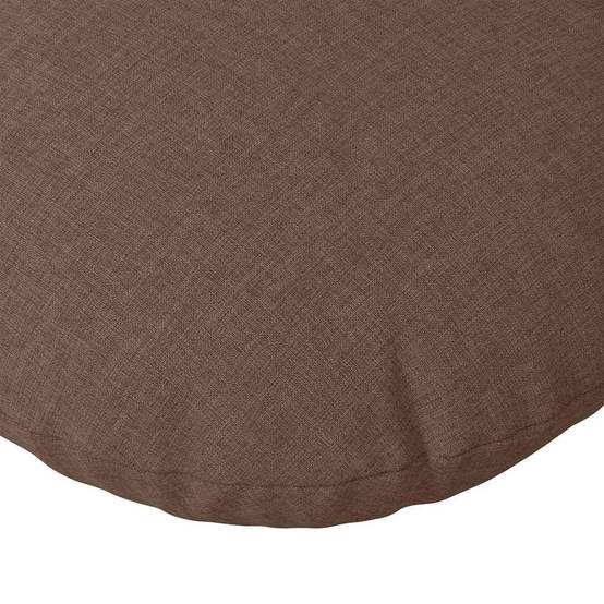 Coussins de Siège Ronds (Lot de 2) en Tissu Durable avec Housses Lavables pour Déco Intérieure Marron Ø80 cm – ComfortXL Outdoor Living - Image 7