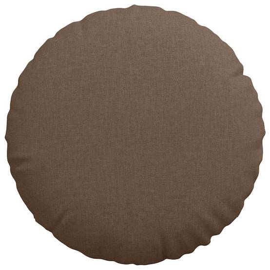 Coussins de Siège Ronds (Lot de 2) en Tissu Durable avec Housses Lavables pour Déco Intérieure Marron Ø80 cm – ComfortXL Outdoor Living - Image 6