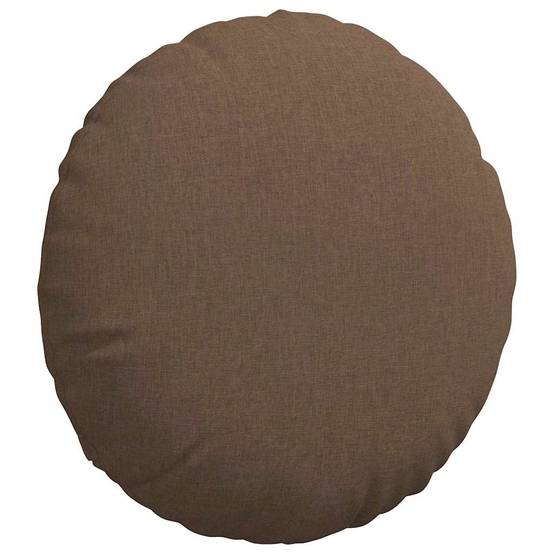 Coussins de Siège Ronds (Lot de 2) en Tissu Durable avec Housses Lavables pour Déco Intérieure Marron Ø80 cm – ComfortXL Outdoor Living - Image 5