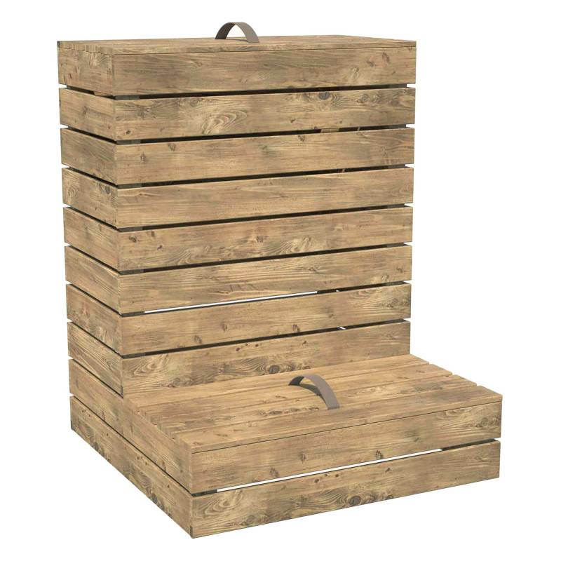 Forest Style - Composteur en bois traité 79 x 81 x 100 cm Alto - Image 1