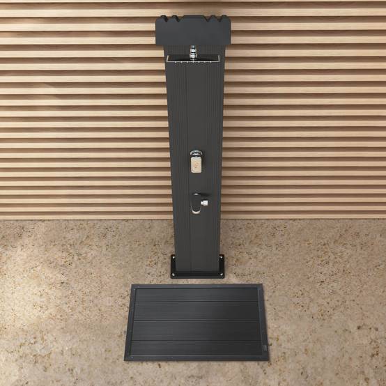 Panneau de sol WPC HOME DELUXE GAIA - 105 x 63 mm anthracite - Image 1