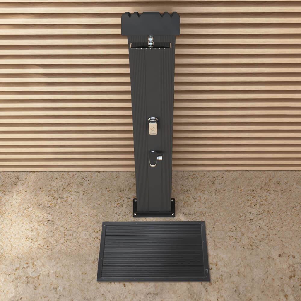 Panneau de sol WPC HOME DELUXE GAIA - 105 x 63 mm anthracite - Image 1