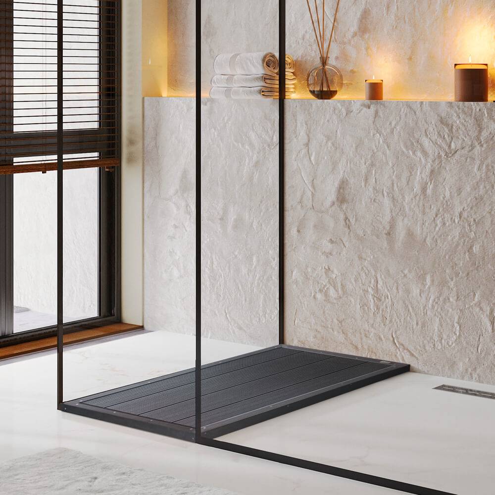 Panneau de sol WPC HOME DELUXE GAIA - 105 x 63 mm anthracite - Image 3