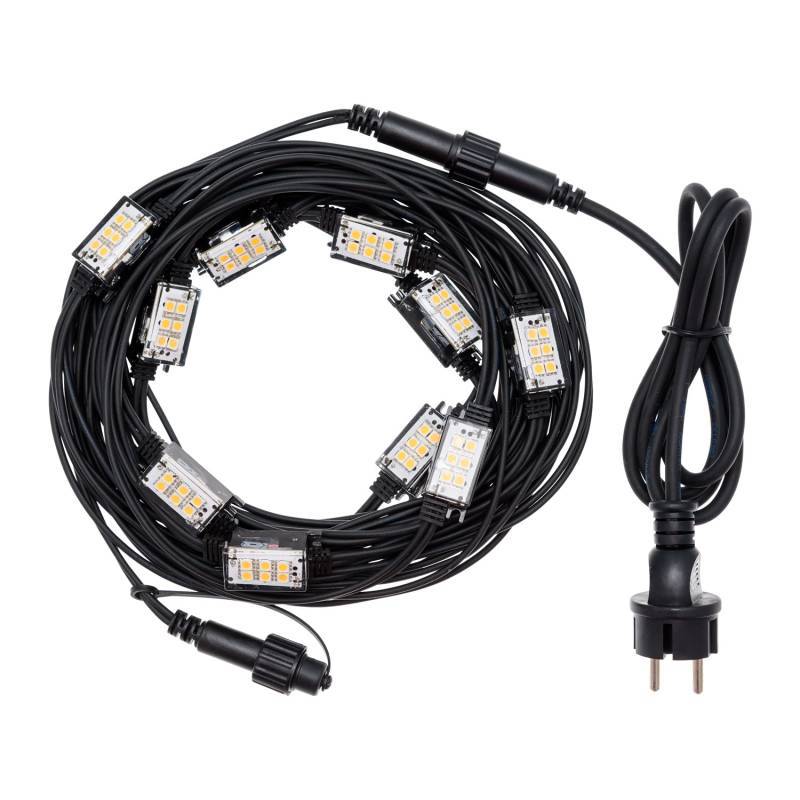 Lotti - Guirlande stroboscopique 10 lampes multicolore flash prolongeable 230V IP44 professionnelle Lotti - Imagen 3