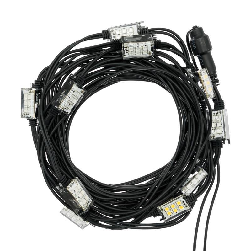 Lotti - Guirlande stroboscopique 10 lampes multicolore flash prolongeable 230V IP44 professionnelle Lotti - Imagen 8
