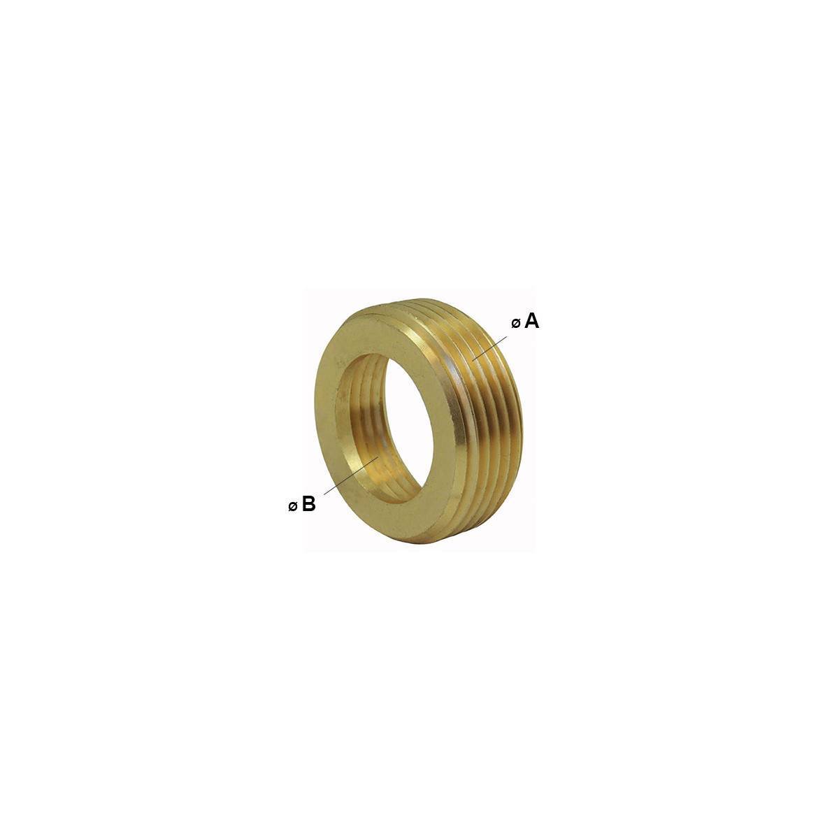 Codital - Fourrure - Bague de réduction M/F - Ø A: 1/2'' | Ø B: 3/8'' - Imagen 2