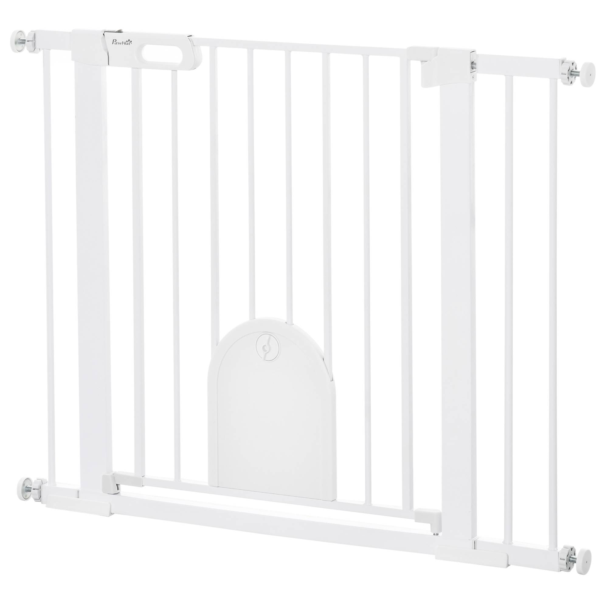 Barrière de sécurité escalier et porte pour chien, protection pour animal, acier - Image 2
