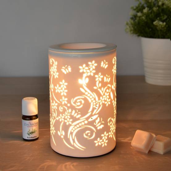 Zen'Arôme Brûleur Cire Parfumée Calorya n°1 - Brûleur Électrique pour Fondant Parfumé-Lampe à Parfum - Coupelle Amovible - Image 2