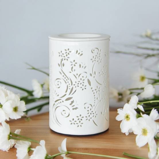 Zen'Arôme Brûleur Cire Parfumée Calorya n°1 - Brûleur Électrique pour Fondant Parfumé-Lampe à Parfum - Coupelle Amovible - Image 1