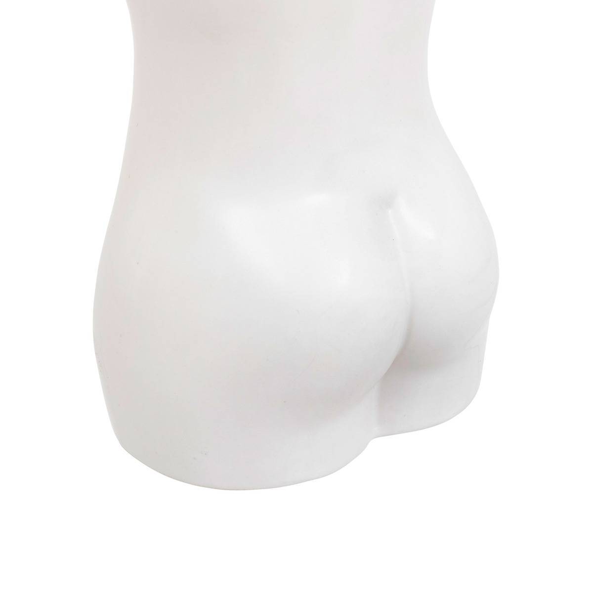 Atmosphera - Vase corps "Soleya" H17cm blanc - Atmosphera Créateur d'intérieur - Imagen 5