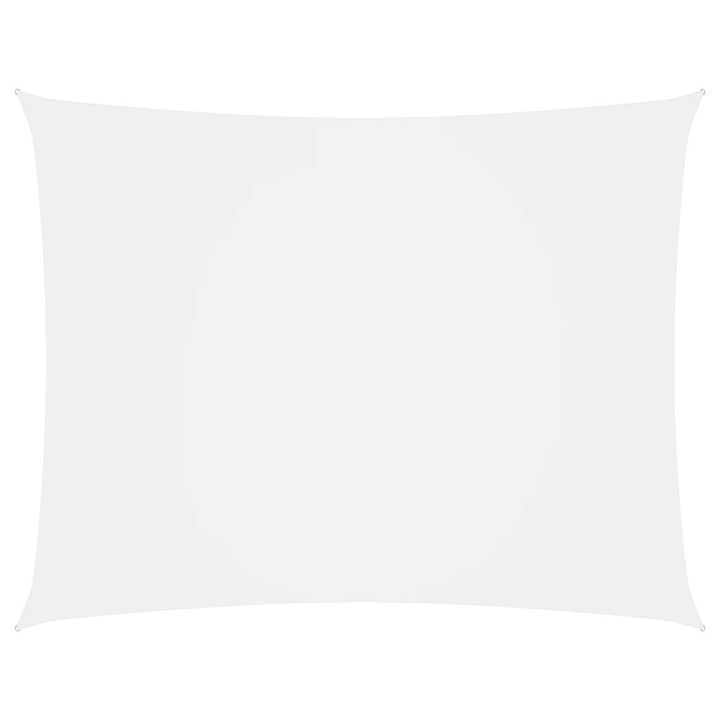 Helloshop26 - Voile toile d'ombrage parasol tissu oxford rectangulaire 3 x 4,5 m blanc - Imagen 2