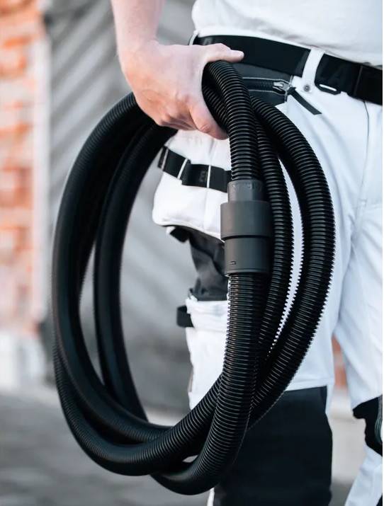 Flexible d'aspiration DEROS 27mm x4m + raccord - MIRKA - MIN6519411 - Image 2
