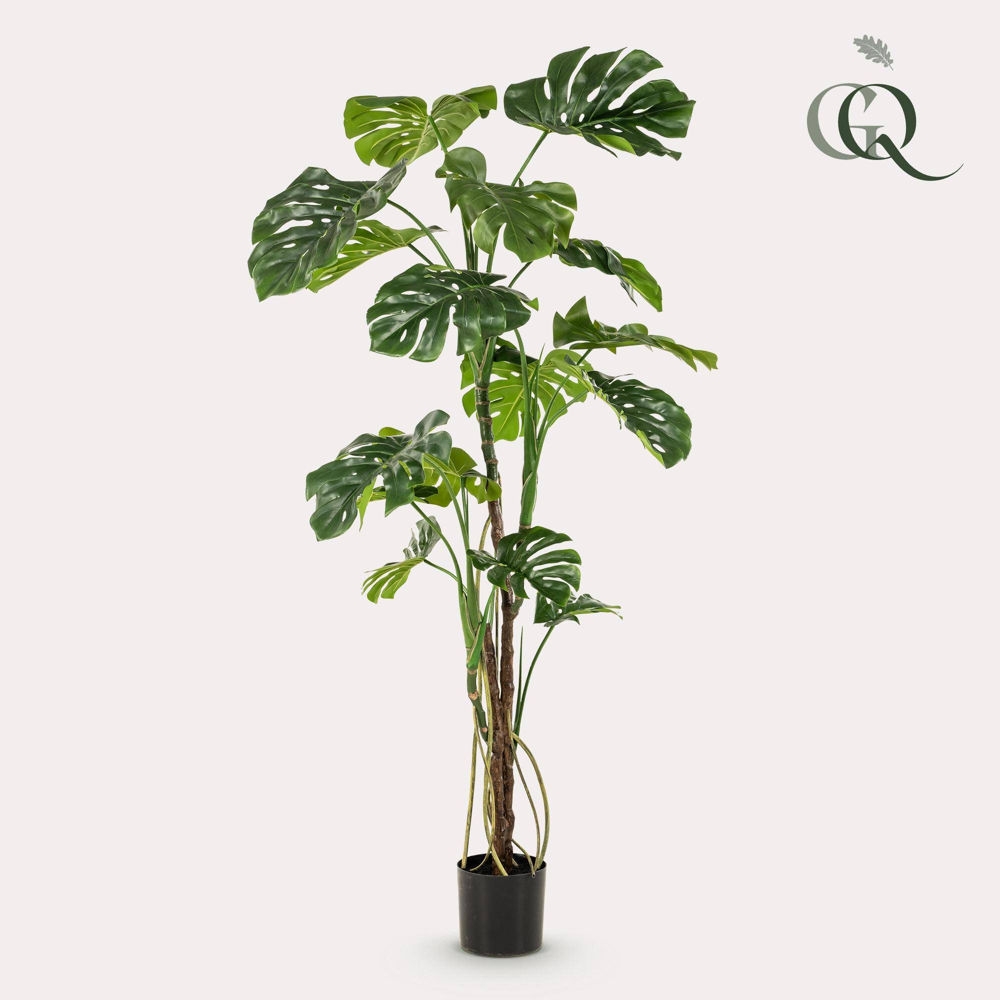 Plante Artificielle Monstera Réaliste Intérieur Salon Grand Format 180 cm - ComfortXL Green Living - Image 1