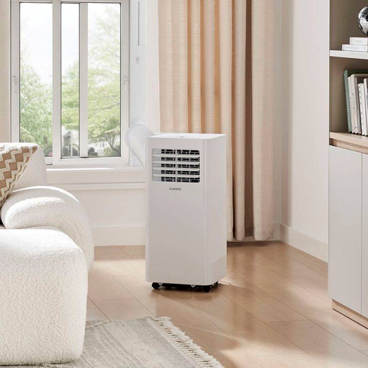 Climatiseur mobile monobloc OCEANIC 10000 BTU 2930 W blanc, refroidissement et déshumidification 24 L/j - Image 9