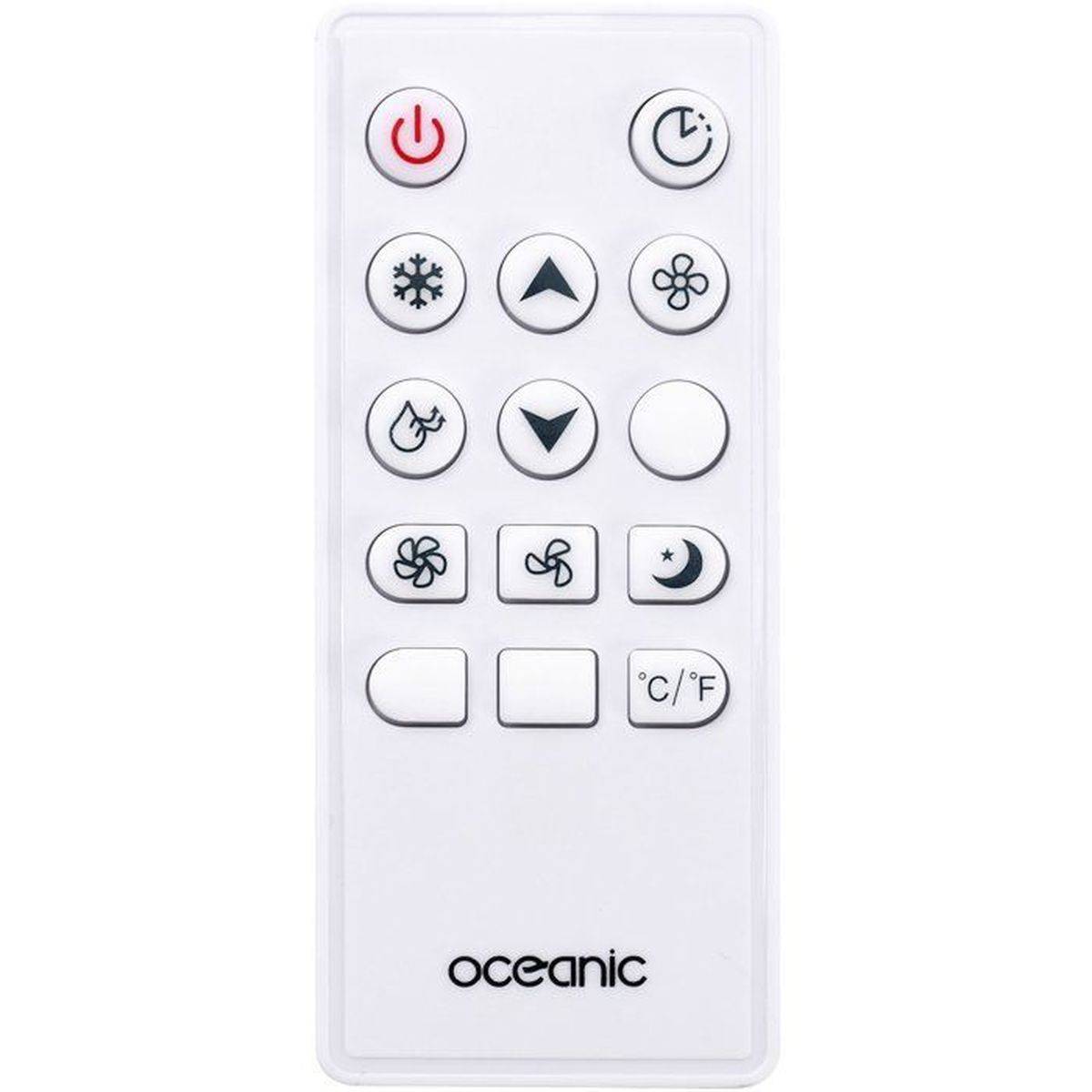 Climatiseur mobile monobloc OCEANIC 10000 BTU 2930 W blanc, refroidissement et déshumidification 24 L/j - Image 6