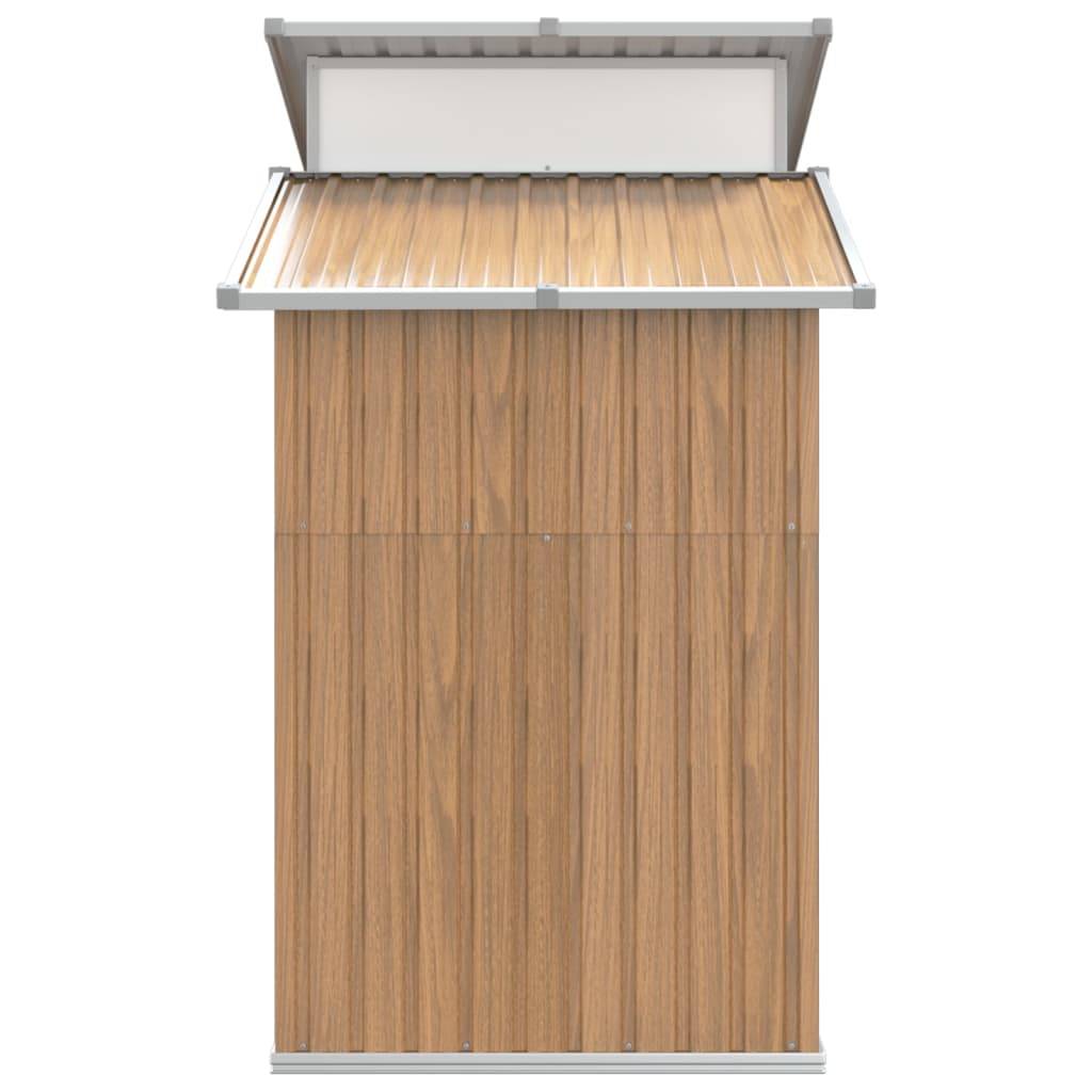 Vidaxl - Abri de jardin Marron 270x130x208,5 cm Métal galvanisé vidaXL 316245 - Image 6