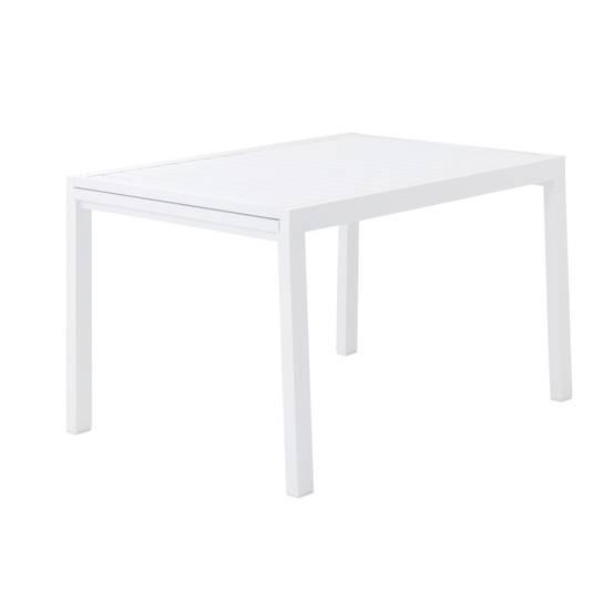 Happy Garden - Salon de jardin VENEZIA extensible 132/264 en aluminium blanc - 10 places - HAPPY GARDEN - Imagen 2