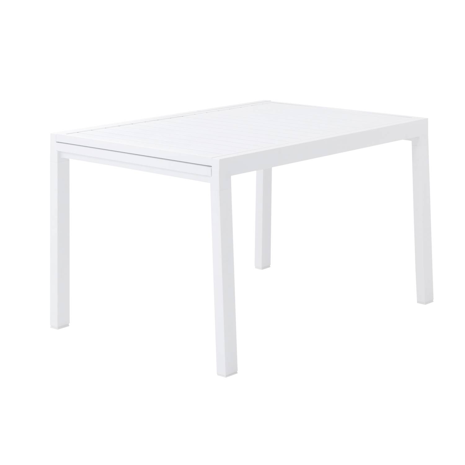 Happy Garden - Salon de jardin VENEZIA extensible 132/264 en aluminium blanc - 10 places - HAPPY GARDEN - Imagen 2