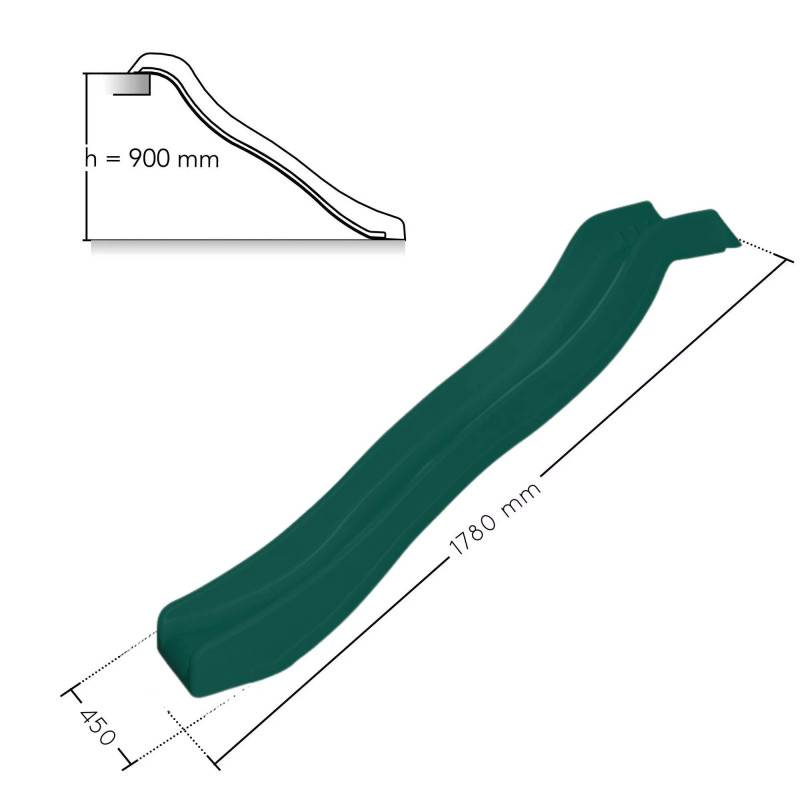 Soulet - Glissière toboggan double vague pour portiques à plateformes H90 cm - Image 4