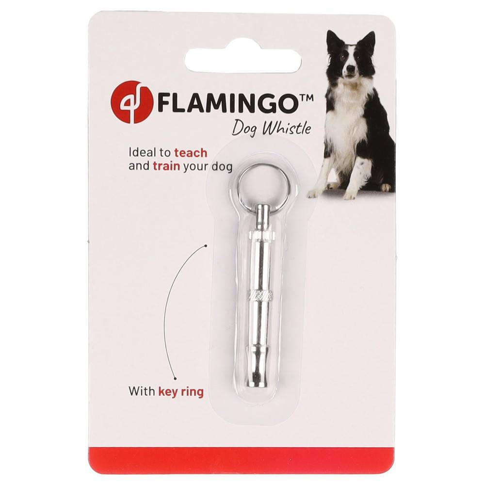 Flamingo - Sifflet de dressage Freki en métal réglable, pour chien- Flamingo - Image 3