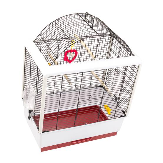 Ferplast - Cage pour Canaris et Autres Petits Oiseaux Exotiques PALLADIO 3, Toit Panoramique, livrée avec Accessoires - Image 5