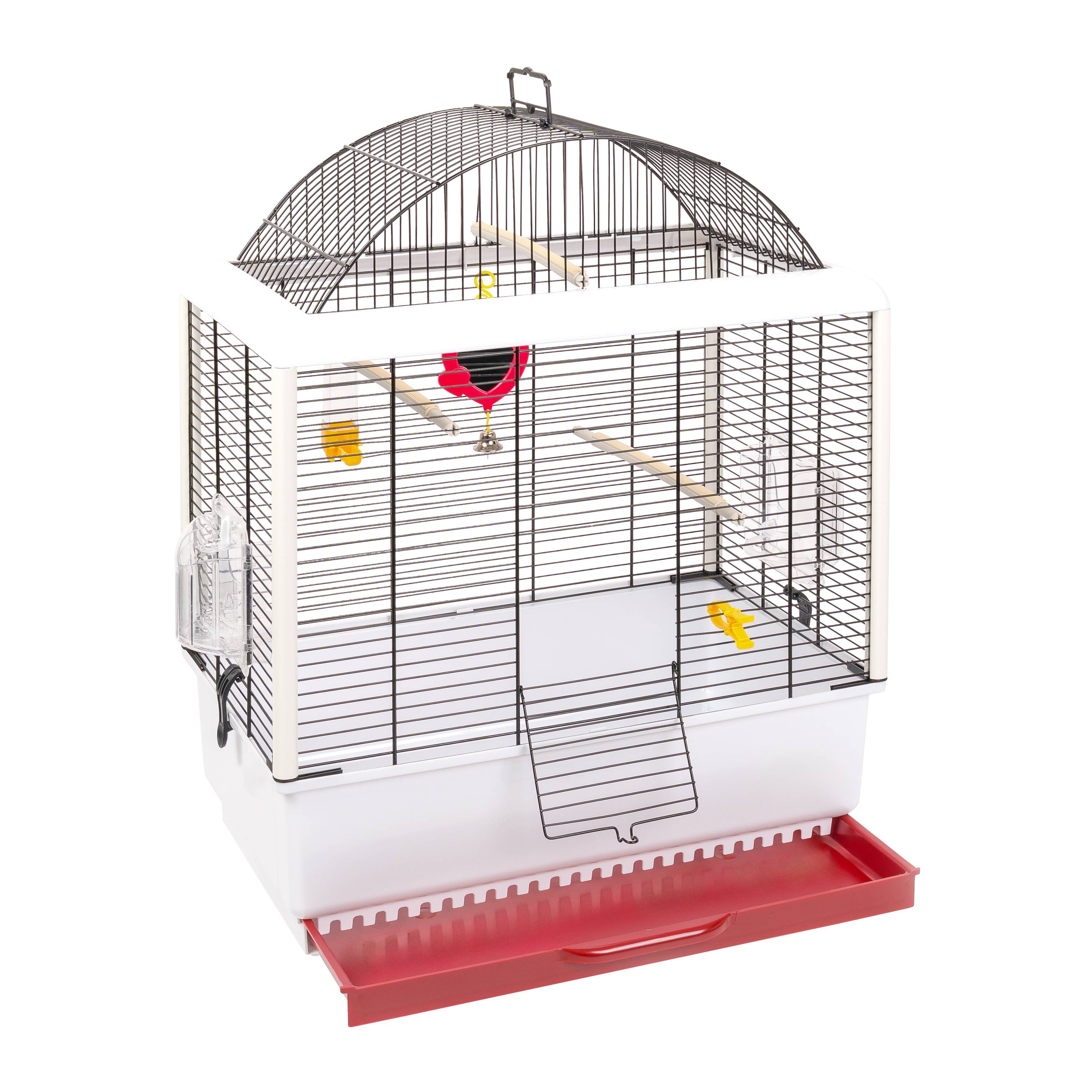 Ferplast - Cage pour Canaris et Autres Petits Oiseaux Exotiques PALLADIO 3, Toit Panoramique, livrée avec Accessoires - Image 3