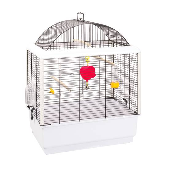 Ferplast - Cage pour Canaris et Autres Petits Oiseaux Exotiques PALLADIO 3, Toit Panoramique, livrée avec Accessoires - Image 4