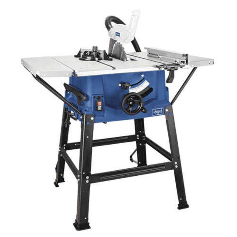Scheppach - Scie circulaire sur table HS100S - Puissance 2000 W - Lame Ø 250 x 30 mm - Hauteur de coupe max 85 mm - Dimensions de la table 940 x 642 mm - SCHEPPAC - Image 1