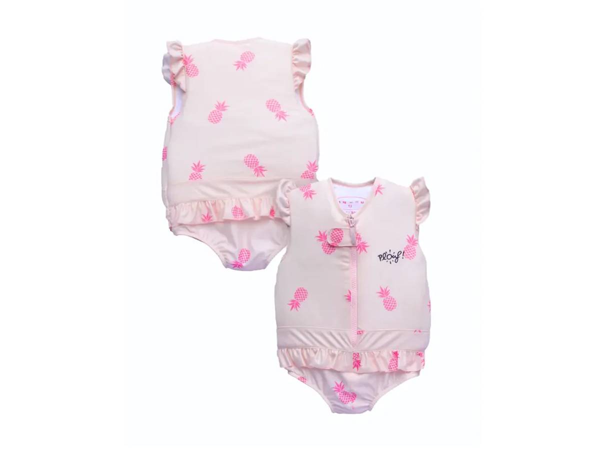 Plouf - Maillot de bain flottant fille Ananas girl Taille 3 - Plouf