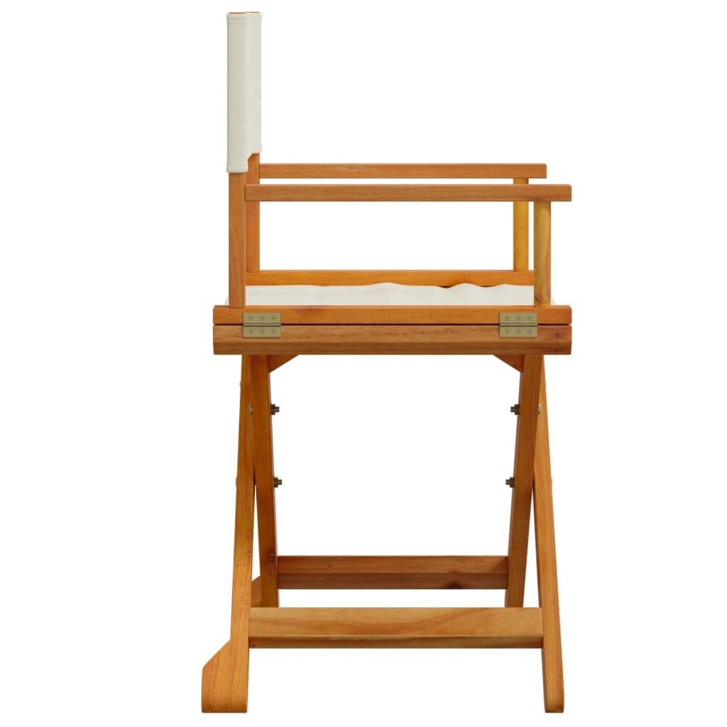 Lot de 6 Chaises de jardin pliables - Chaises d'extérieur - Chaise pliante de jardin blanc crème tissu - Image 5