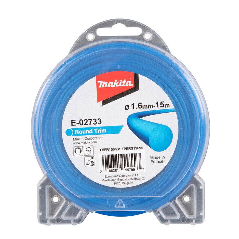 Makita - Fil nylon rond Ø1.6 pour débroussailleuse MAKITA E-02733 Makita - Imagen 1
