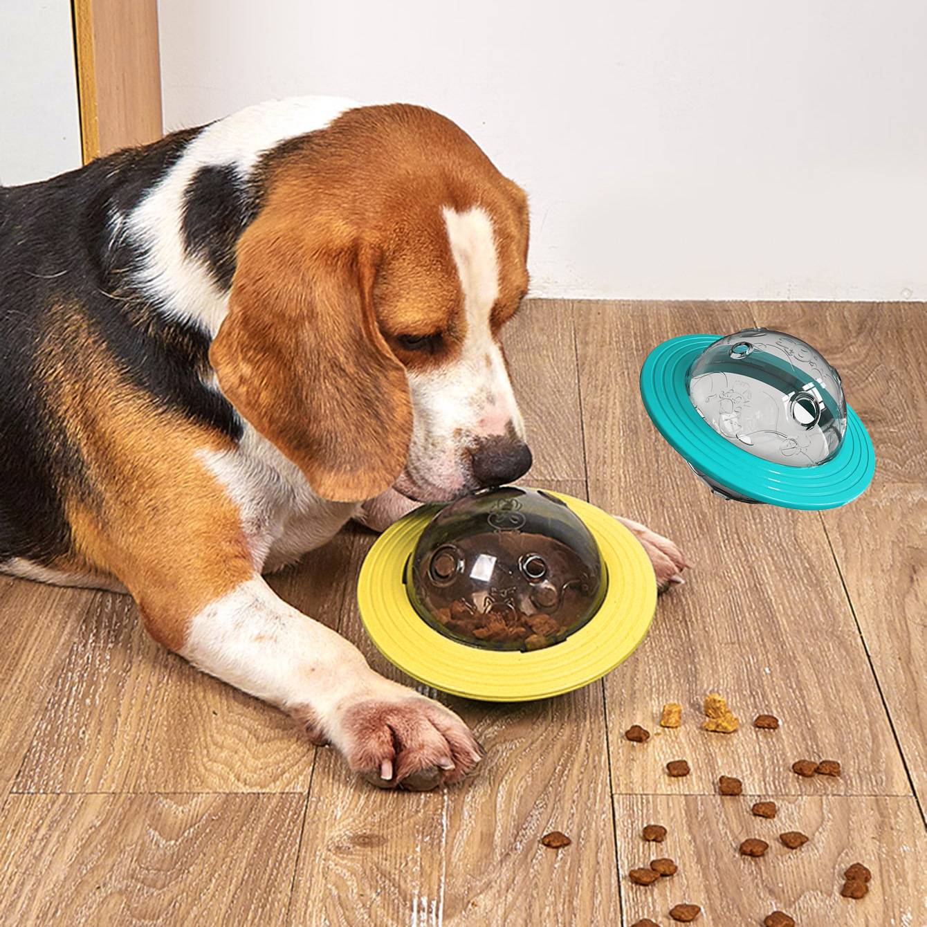 Distributeur de Nourriture Jouet pour Chien/Chiot/Chat Bleu - DtopbuyAge - Image 5
