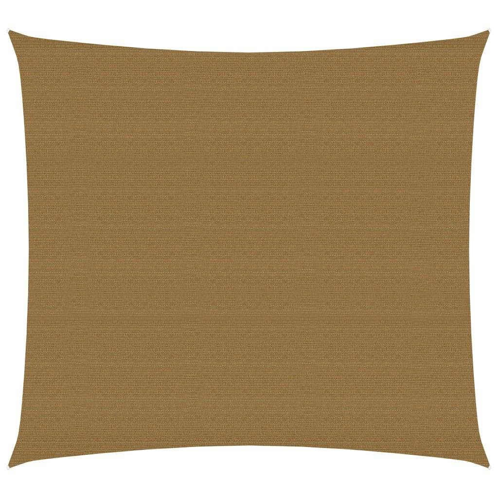 Helloshop26 - Voile d'ombrage 160 g/m² taupe 3,6 x 3,6 m PEHD - Imagen 1