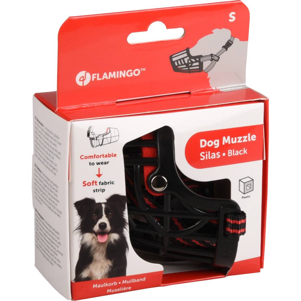 Muselière SILAS S noir. 26 cm 31-41 cm. pour chien. - Imagen 10
