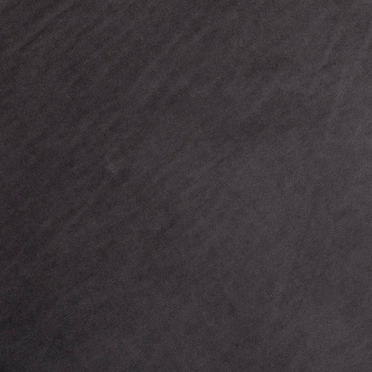 Tabouret en Velours Gris et Pieds en Métal - Imagen 4