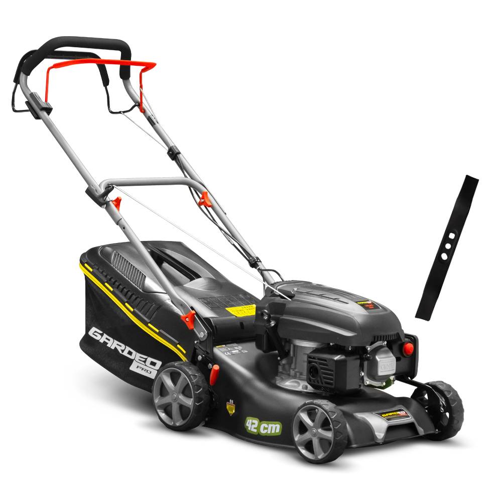 Gardeo Pro - Tondeuse thermique autotractée 144.3cc - 42cm livrée avec 2 lames + mulching - Gardeo Pro - Image 1