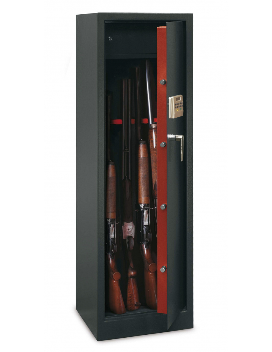 Armoire à fusils MONTERIA ouverture parclavier à code 5 fusils - 13286 - Imagen 1