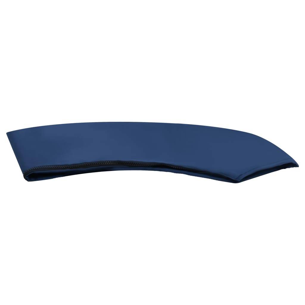 Store Banne - Store extérieur - Auvent bimini à 2 arceaux Bleu marine 150x120x110 cm - Image 8