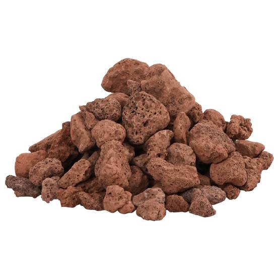 Roches Volcaniques pour Aquarium Jardin Substrat Filtrant 25 kg Rouge 1-2 cm - ComfortXL Outdoor Living - Image 3