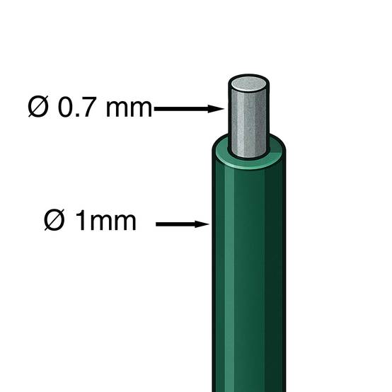Grillage plastifié mailles hexagonales de 13mm WERKA PRO - 0,5 x 10m - Image 5