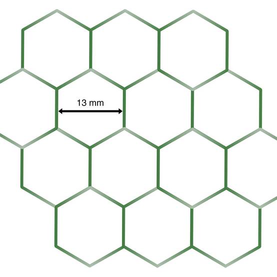 Grillage plastifié mailles hexagonales de 13mm WERKA PRO - 0,5 x 10m - Image 4