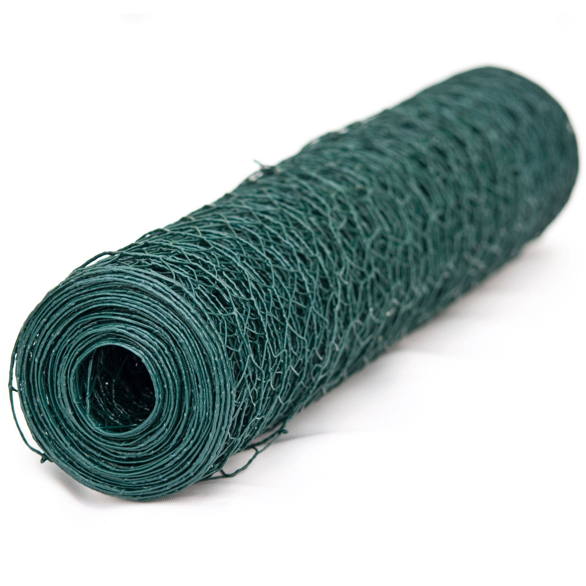 Grillage plastifié mailles hexagonales de 13mm WERKA PRO - 0,5 x 10m - Image 1