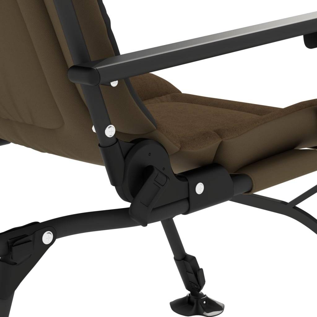 Chaise de pêche acier et tissu taupe 92 x 61 x 100 cm - PANGIVO - Image 8