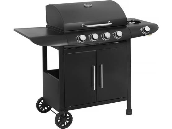 Habitat Et Jardin - Barbecue Gaz "feria 5" - 5 Brûleurs Dont 1 Latéral - 14,5 Kw - Noir -habitat Et Jardin - Image 3