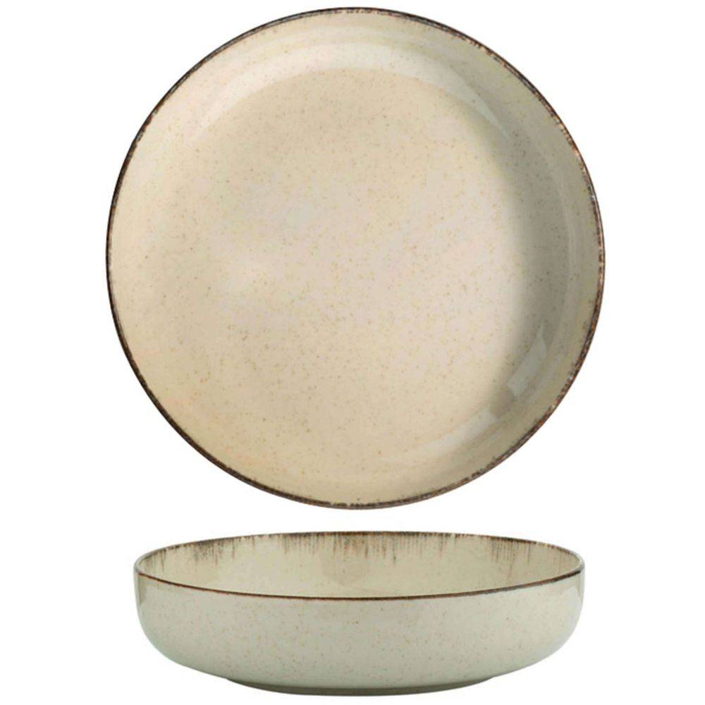 Hanah Home - Service de table en porcelaine Point 24 pièces Cannelle - Imagen 4