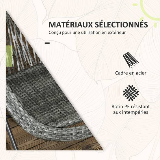Salon de jardin pliable 2 places acier balcon gain de place table chaises gris - ComfortXL Outdoor Living - Image 6